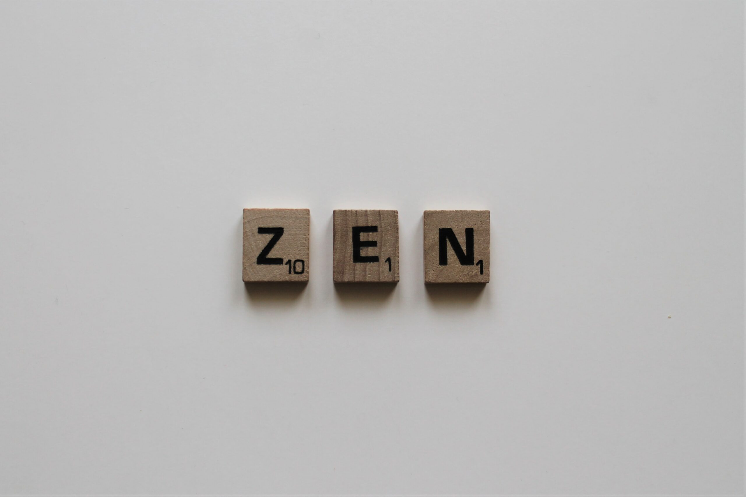 3 Buchstaben für Zen